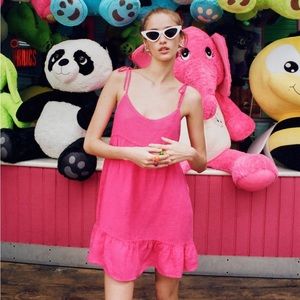 Zara Linens mini dress nwt